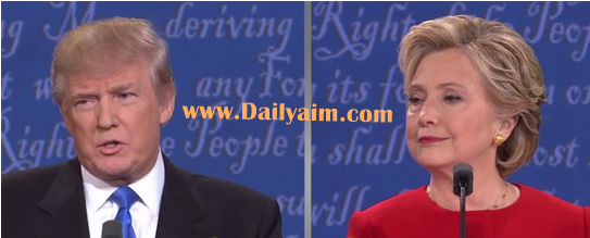 First Presidential Debate Video Hillary Clinton and Donald Trump
