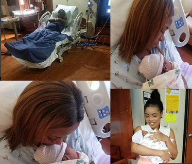 Linda Ikeji Gives Birth To Baby Boy | See Photos Of Mother And Baby