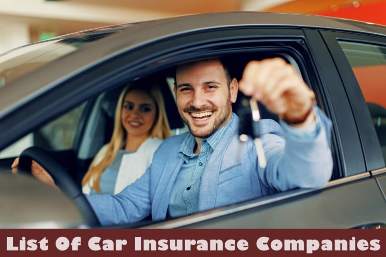 List Of Car Insurance Companies
