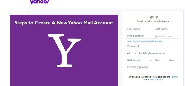Steps to Create A New Yahoo Mail