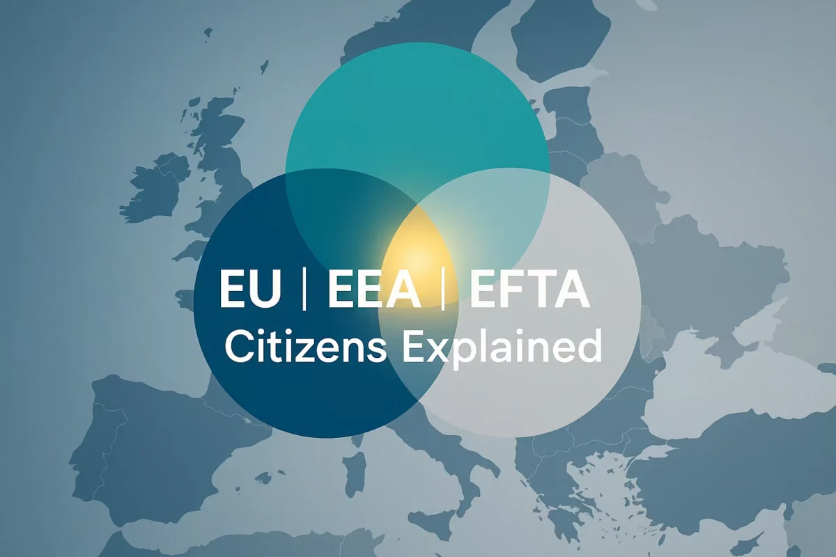 Who are the EU, EEA, and EFTA Citizens?