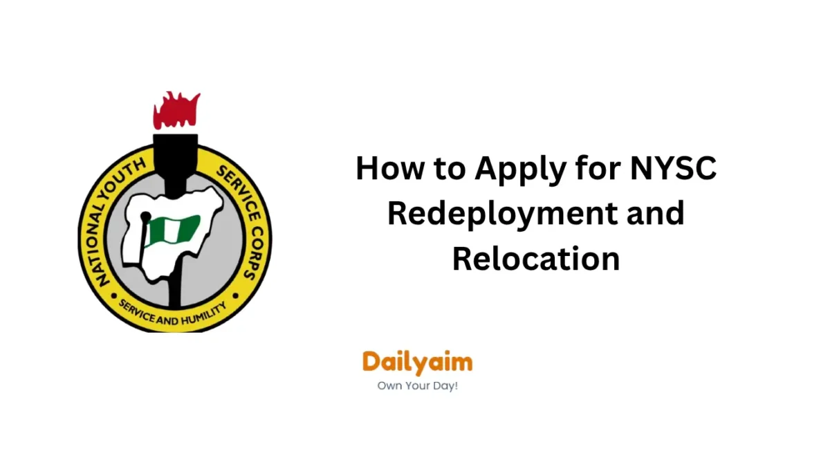 Image showing How to Apply for NYSC Redeployment and Relocation