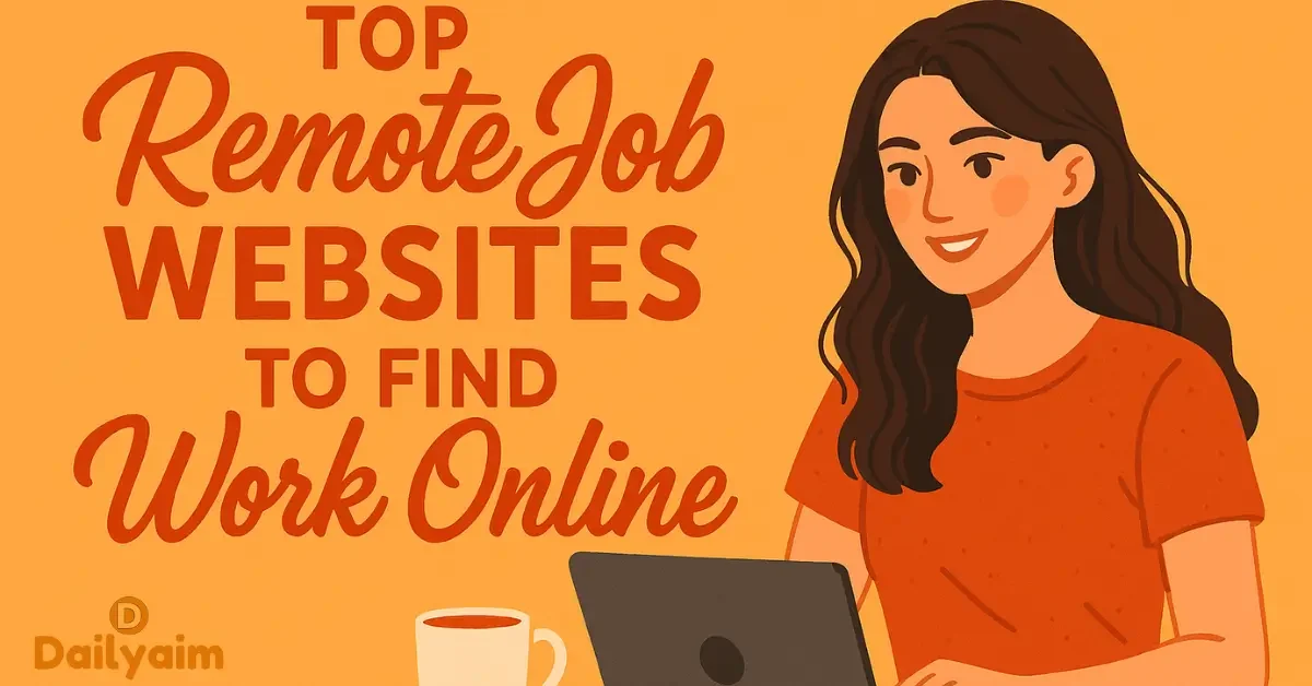 Top remote job websites to find work online